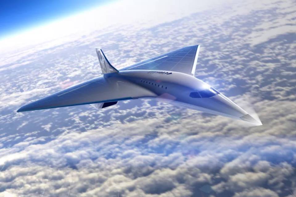 Virgin Galactic apresenta design de jato supersônico Mach 3