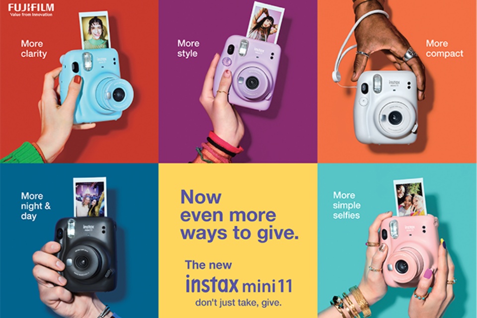 Fujifilm anuncia chegada da câmera Instax Mini 11 no Brasil