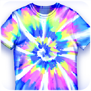 Logo Tie Dye App Ícone Logo Tie Dye App Ícone