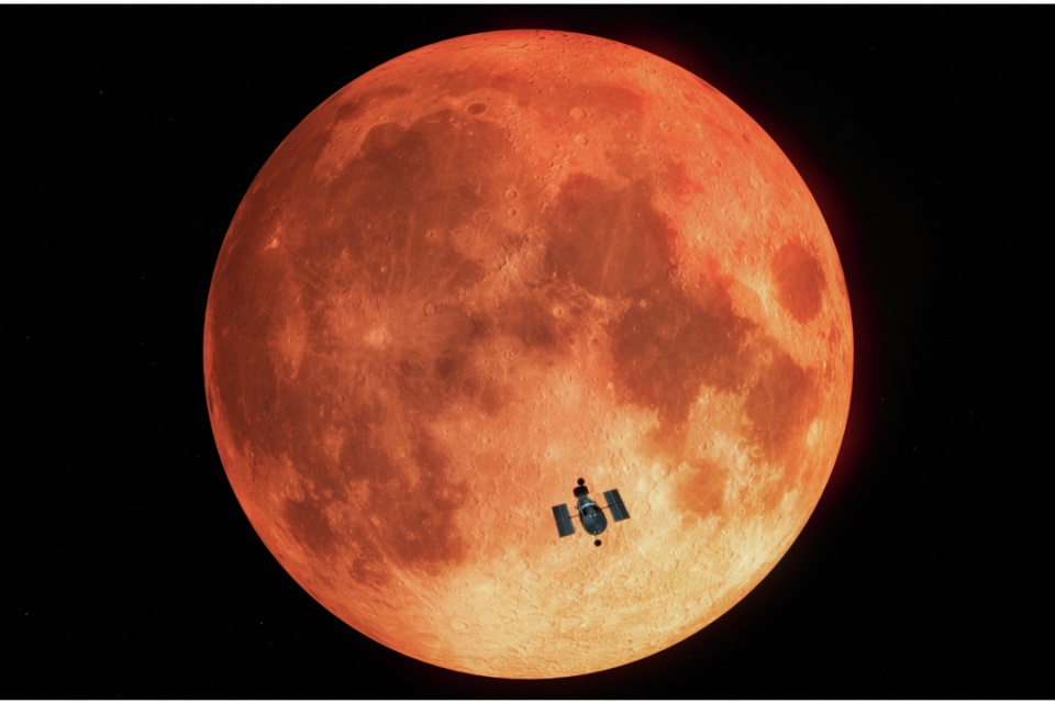 Telescópio Hubble registra eclipse lunar pela primeira vez