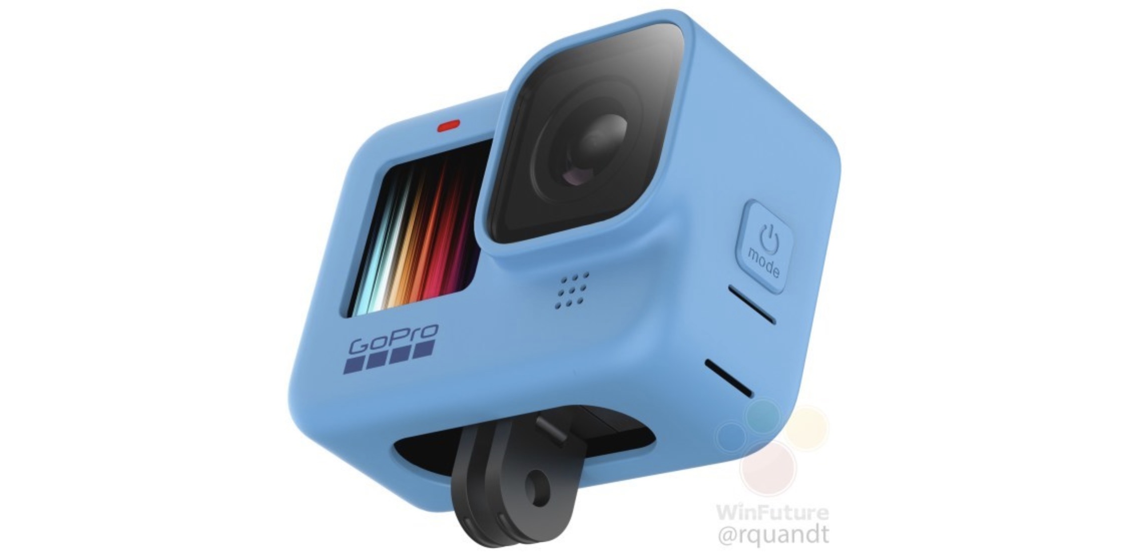 GoPro Hero 9 Black pode ter tela frontal colorida, mostram imagens