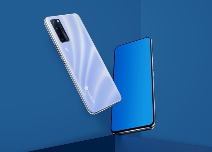Imagem de: ZTE revela o Axon 20, primeiro celular do mundo com câmera sob a tela