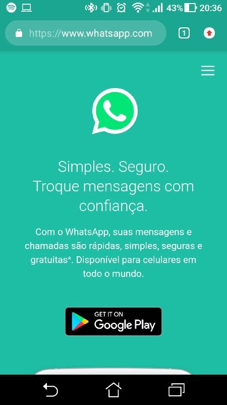 Como Usar O Whatsapp Web Pelo Celular Tecmundo 0692