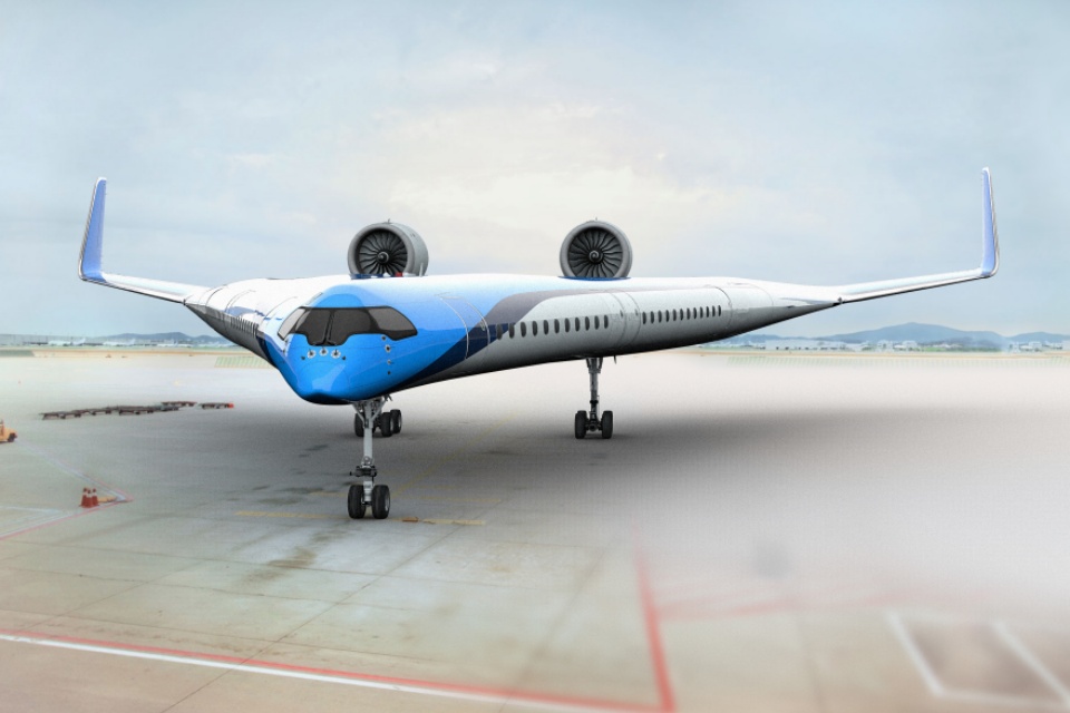 Protótipo do avião em formato de V realiza o primeiro voo