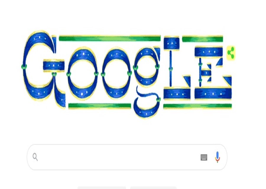 Sete de Setembro: Google lança doodle com as cores da bandeira do Brasil