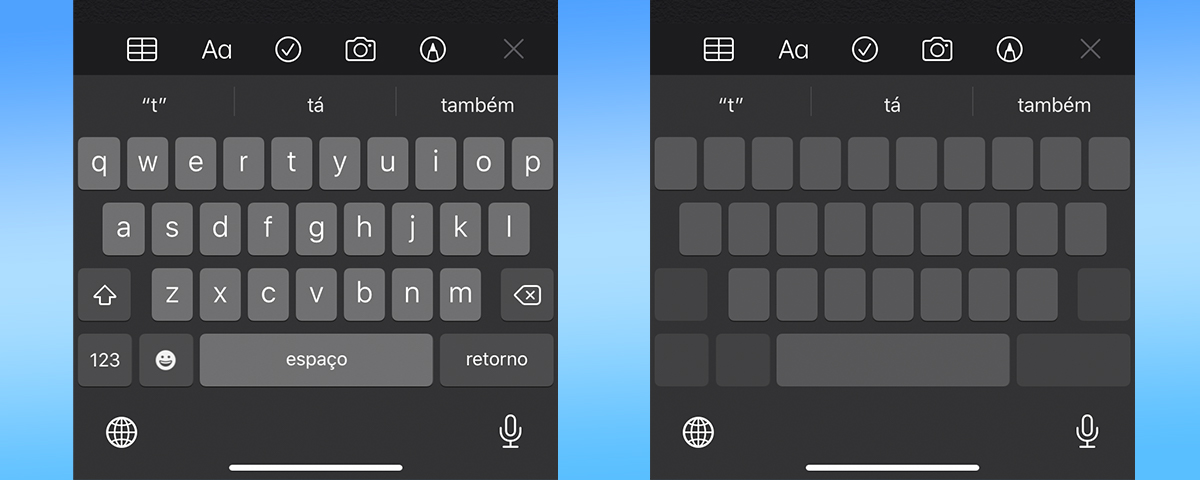 Como usar o teclado do iPhone e iPad como trackpad em textos
