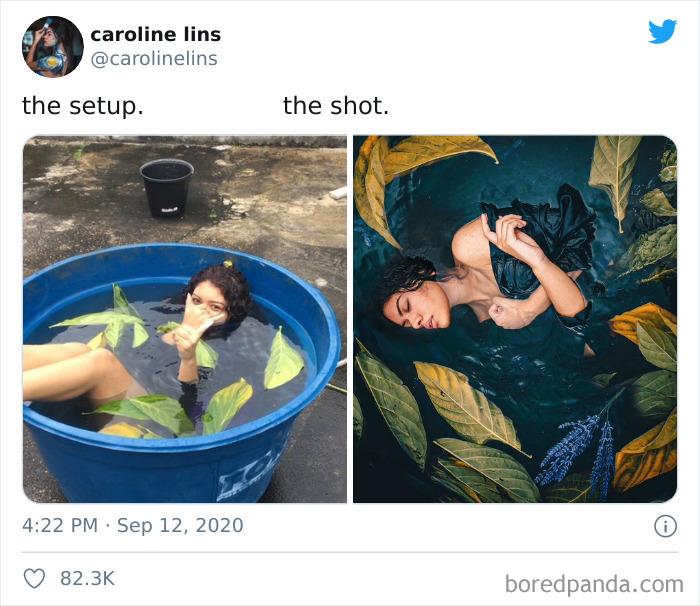 (Fonte: Twitter - Caroline Lins/Reprodução)