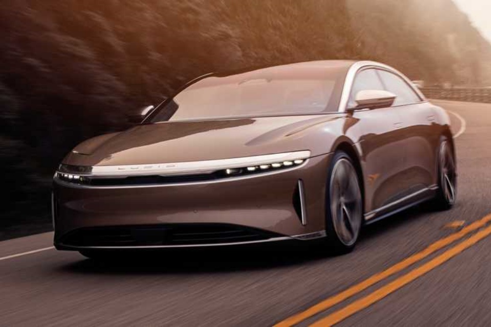 Lucid Air supera Tesla Model S em novo teste de velocidade
