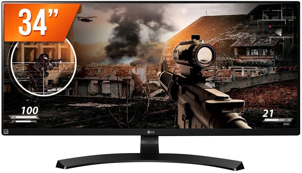 Imagem: Monitor LED Ultrawide 34", Full HD, LG 34UM68