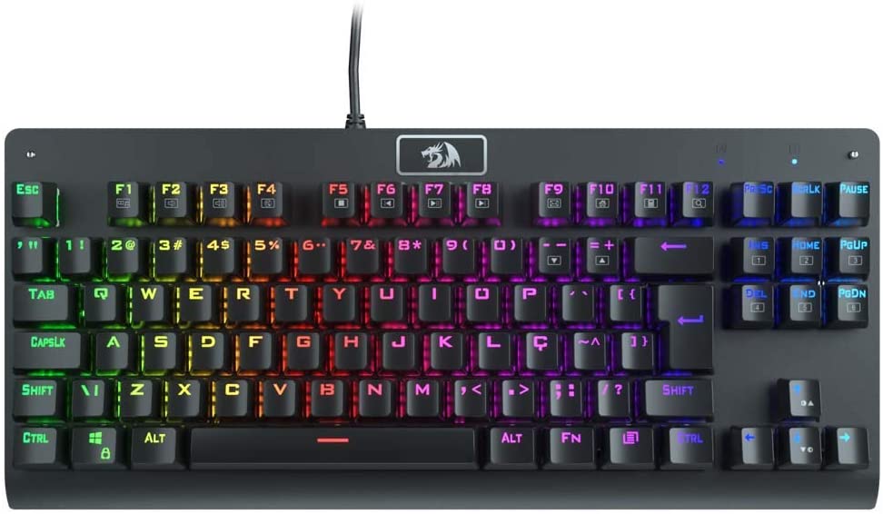 Imagem: Teclado Mecânico Redragon Dark Avenger K568-2 RGB