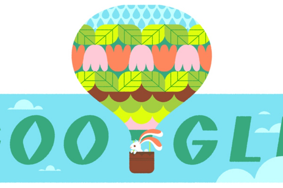 Google comemora início da primavera com Doodle no Brasil