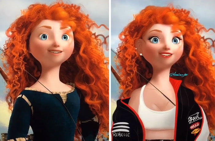 Fonte: @veroniica95 / Disney (Reprodução: TikTok)