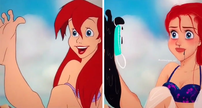 Fonte: @veroniica95 / Disney (Reprodução: TikTok)
