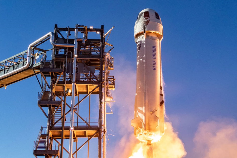Blue Origin testa tecnologias da NASA para futura missão à Lua