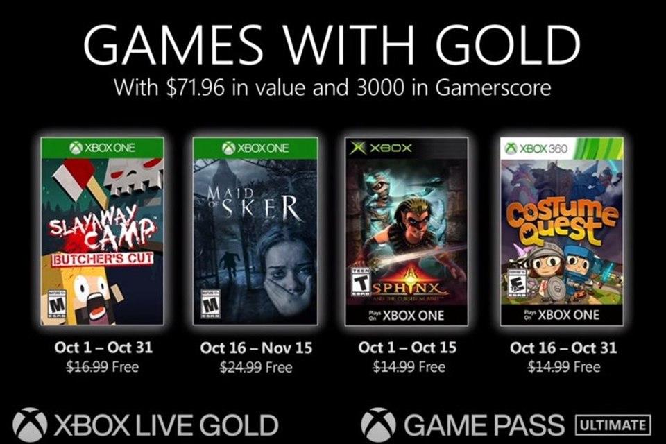 Imagem de: Xbox Games With Gold de outubro terá Maid of Skier e Slayway Camp