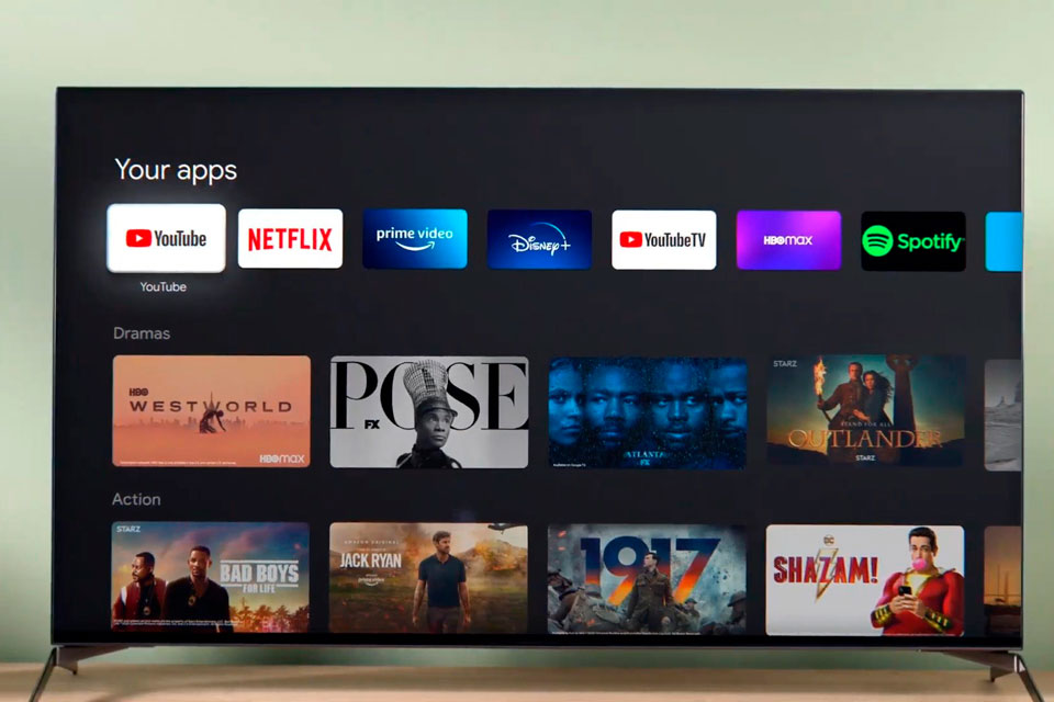 Imagem de: Google TV é apresentado e promete facilitar o uso de streaming