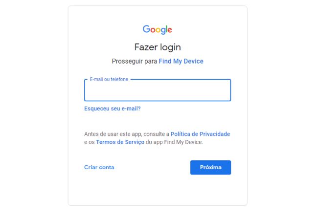 Faça login na plataforma.