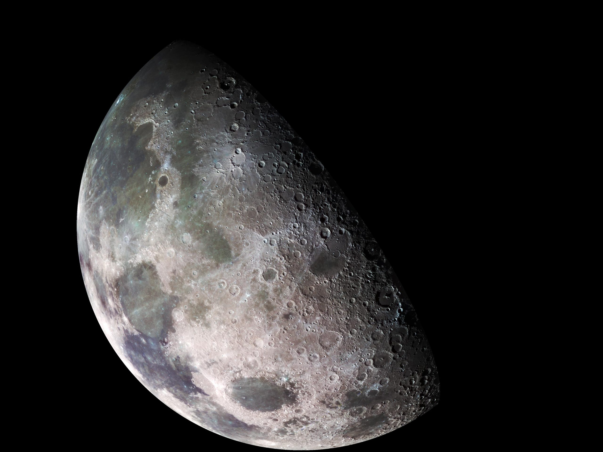 NASA descobre água em novas partes da Lua.