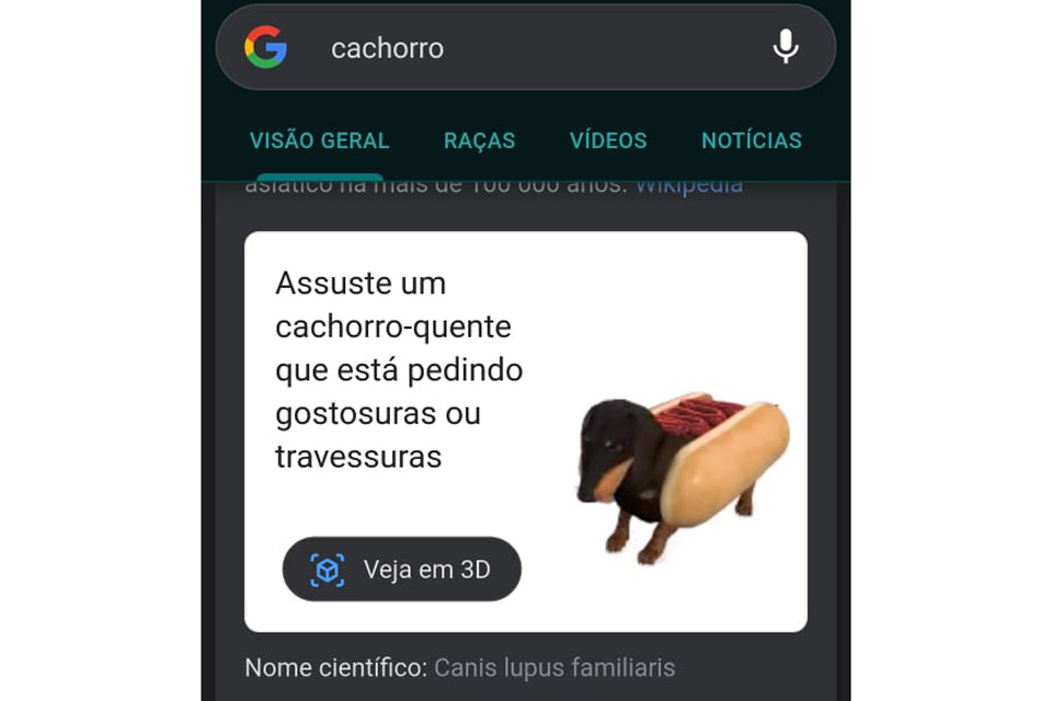 Ao pesquisar