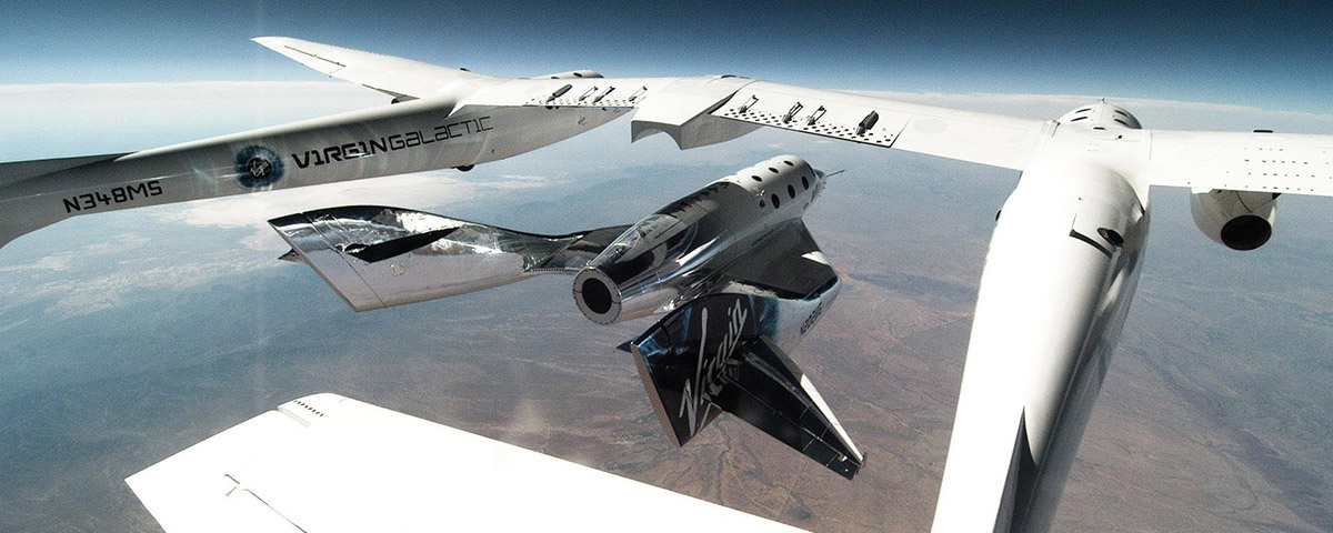 Imagem de: Virgin Galactic anuncia seu terceiro voo de testes suborbital