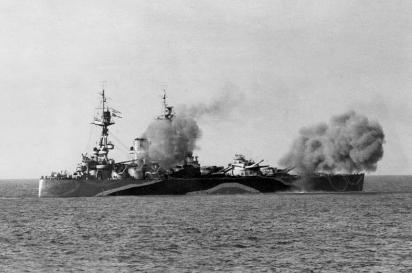O Bismarck, uma das glórias do exército de Hitler.