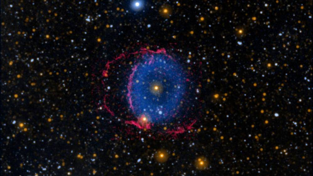 The Blue Ring Nebula.