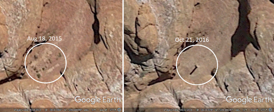 Local exato do monólito de Utah é encontrado no Google Earth - TecMundo