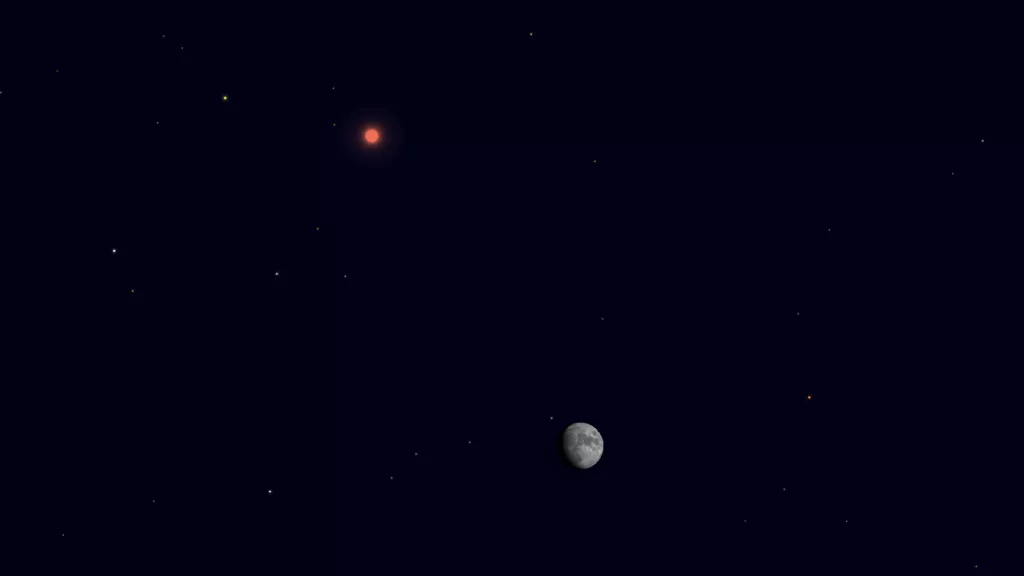 Lua e Marte: veja como observar a conjunção dos astros nesta noite -  TecMundo