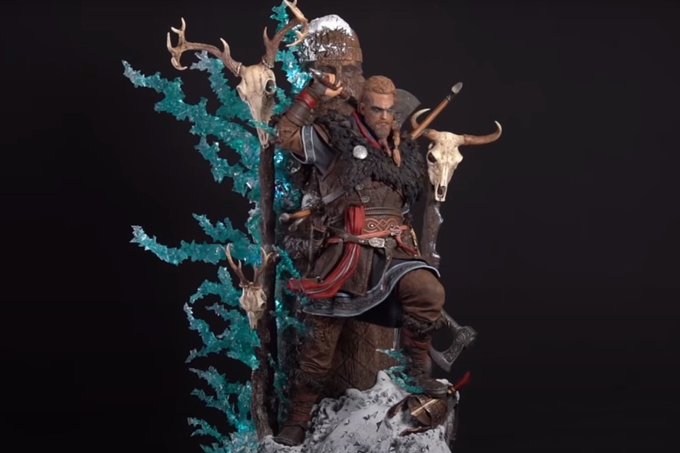 Assassin’s Creed Valhalla: Ubisoft lança estátua realista de Eivor
