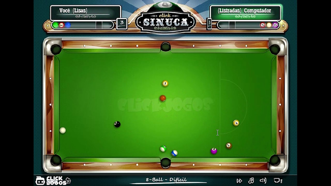 Sinuca click jogos billiards - Jogos Online Grátis & Desenhos