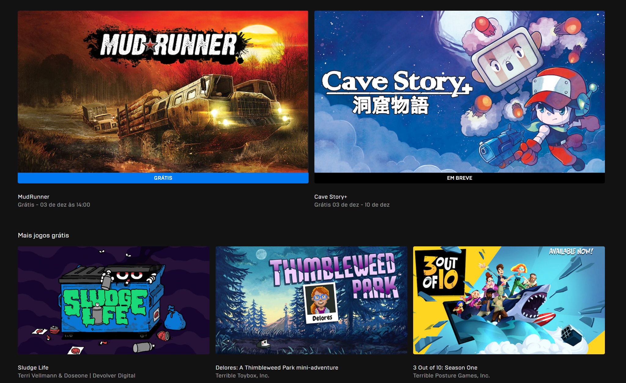 (Fonte: Epic Games Store / Reprodução)
