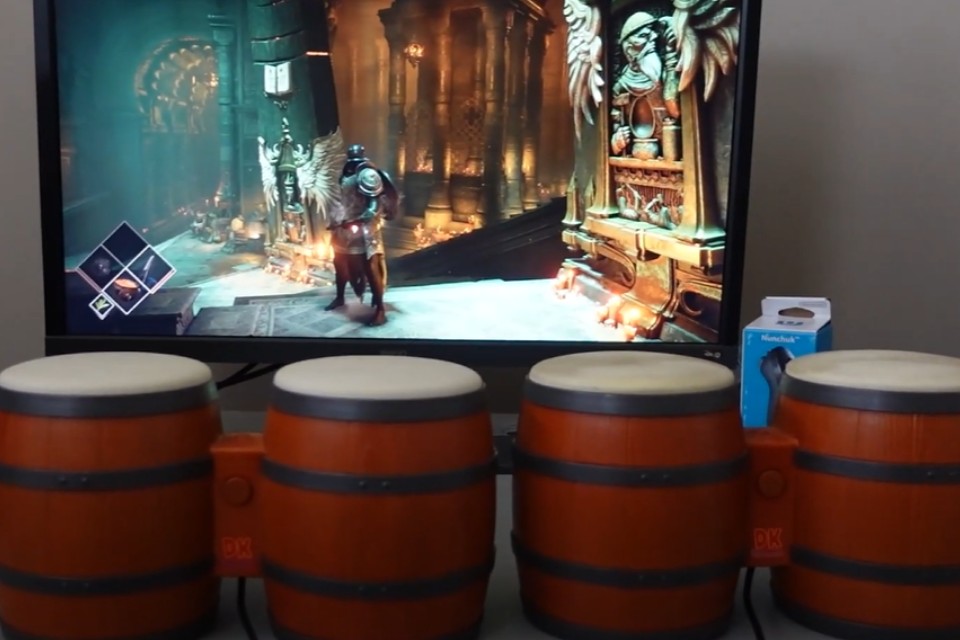 Veja Demon's Souls sendo jogado com os bongos do DK no PS5!