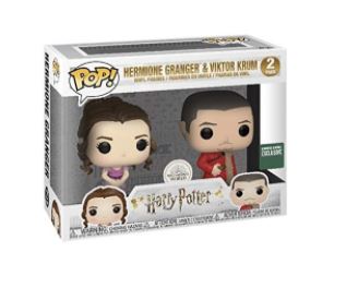 Imagem: Funko Pop Hermione Granger e Viktor Krum, Harry Potter