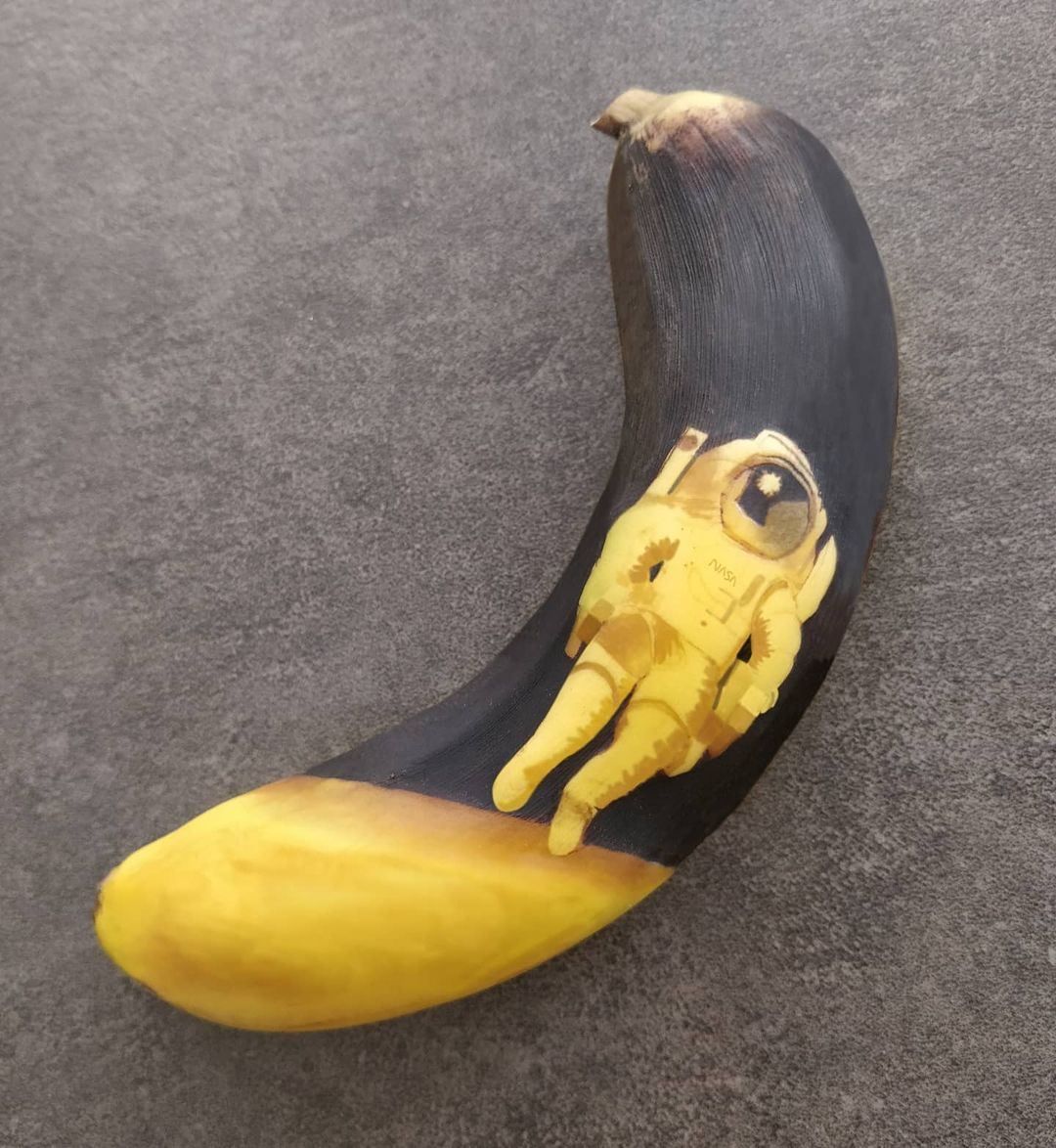 Até figuras complexas, com jogos de luz e sombra (Fonte: @banana_bruiser/Instagram)