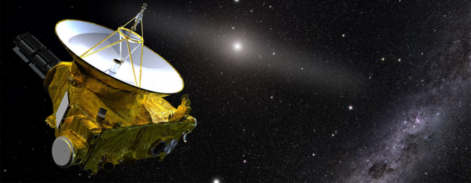 A missão New Horizons chegou próxima dos limites do sistema solar da Terra. (Fonte: NASA / Reprodução)