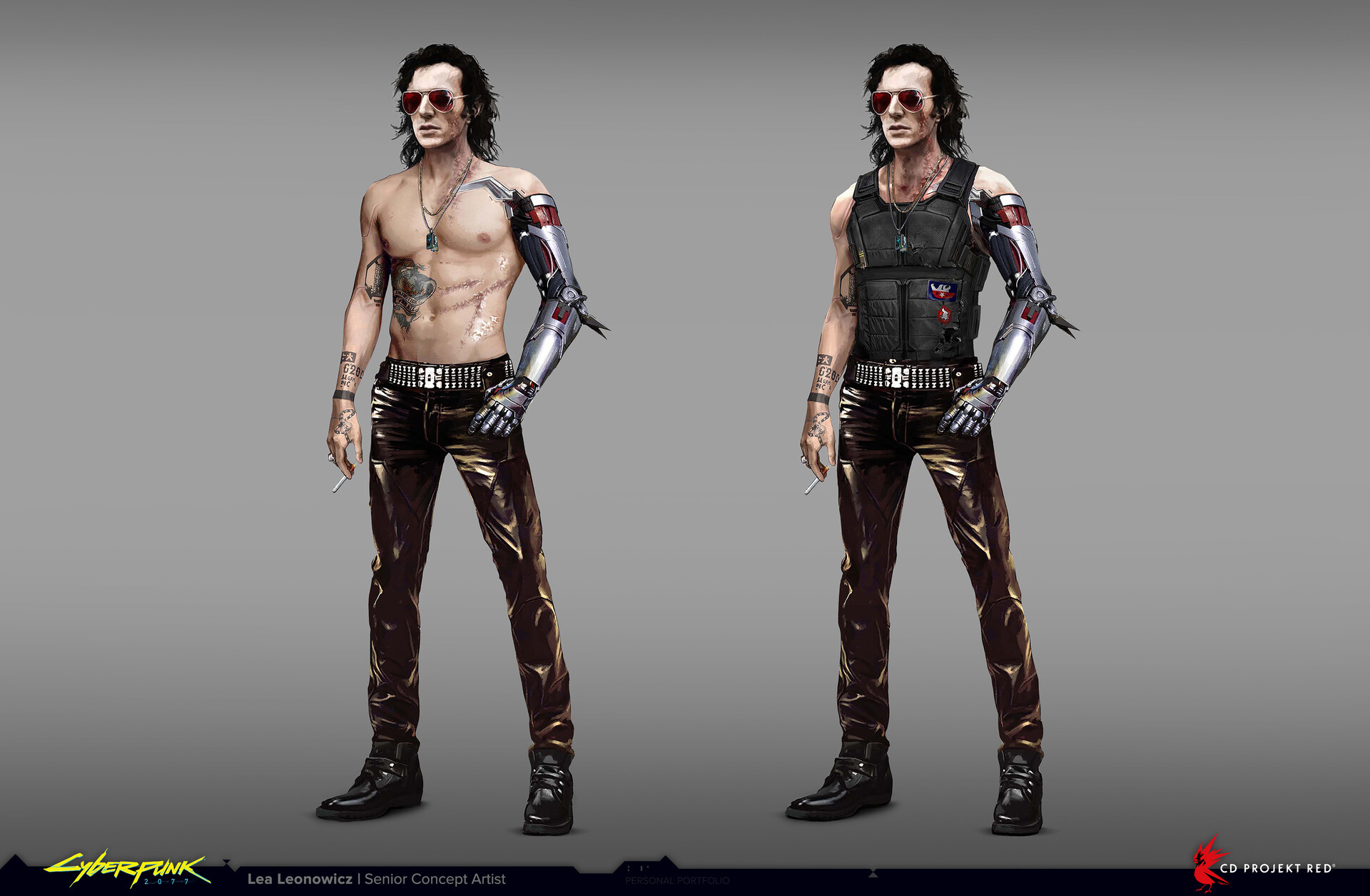 Artes conceituais mostram como seria Johnny Silverhand antes de ser Keanu Reeves