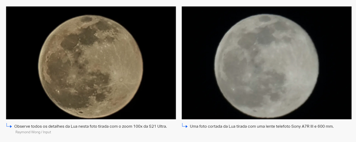 Galaxy S21 Ultra estaria forjando fotos da Lua com IA — será? - TecMundo