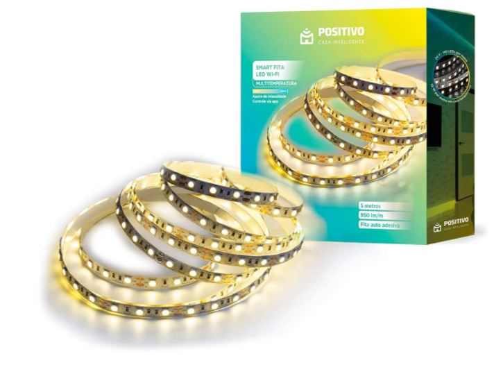 Imagem: Smart Fita LED Multitemperatura, Positivo Casa