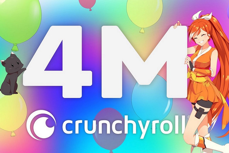 Streaming de animes Crunchyroll chega aos 4 milhões de assinantes