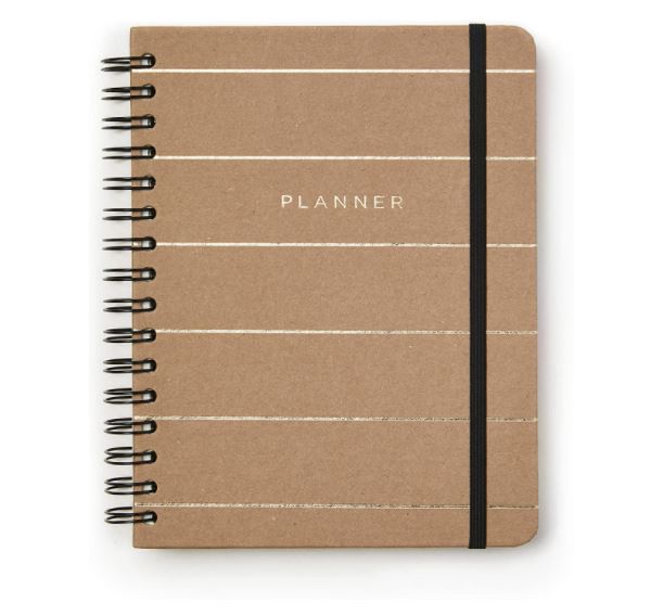 Imagem: Planner Wire-o Kraft, 75 folhas, Cicero