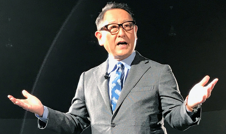 Akio Toyoda considera os BEV