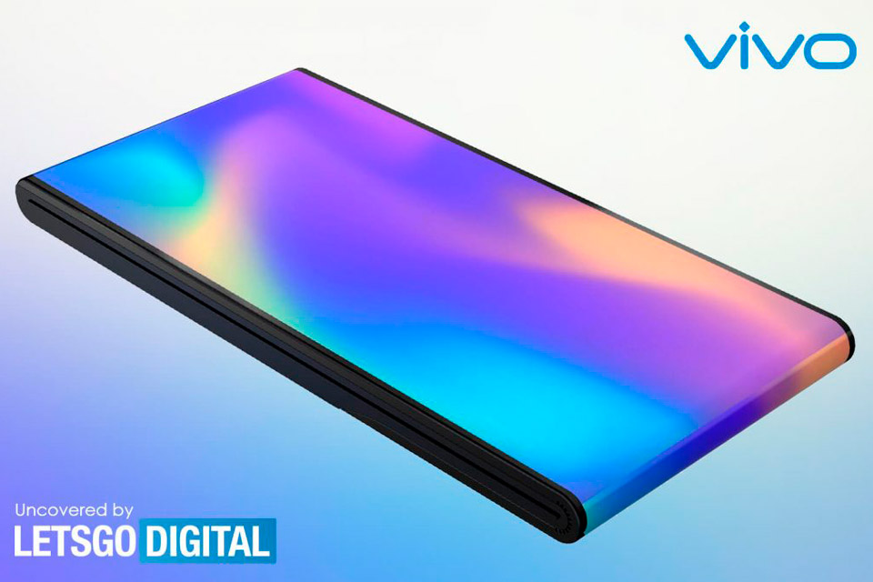 Celular dobrável com 'telona' vertical aparece em patente da vivo