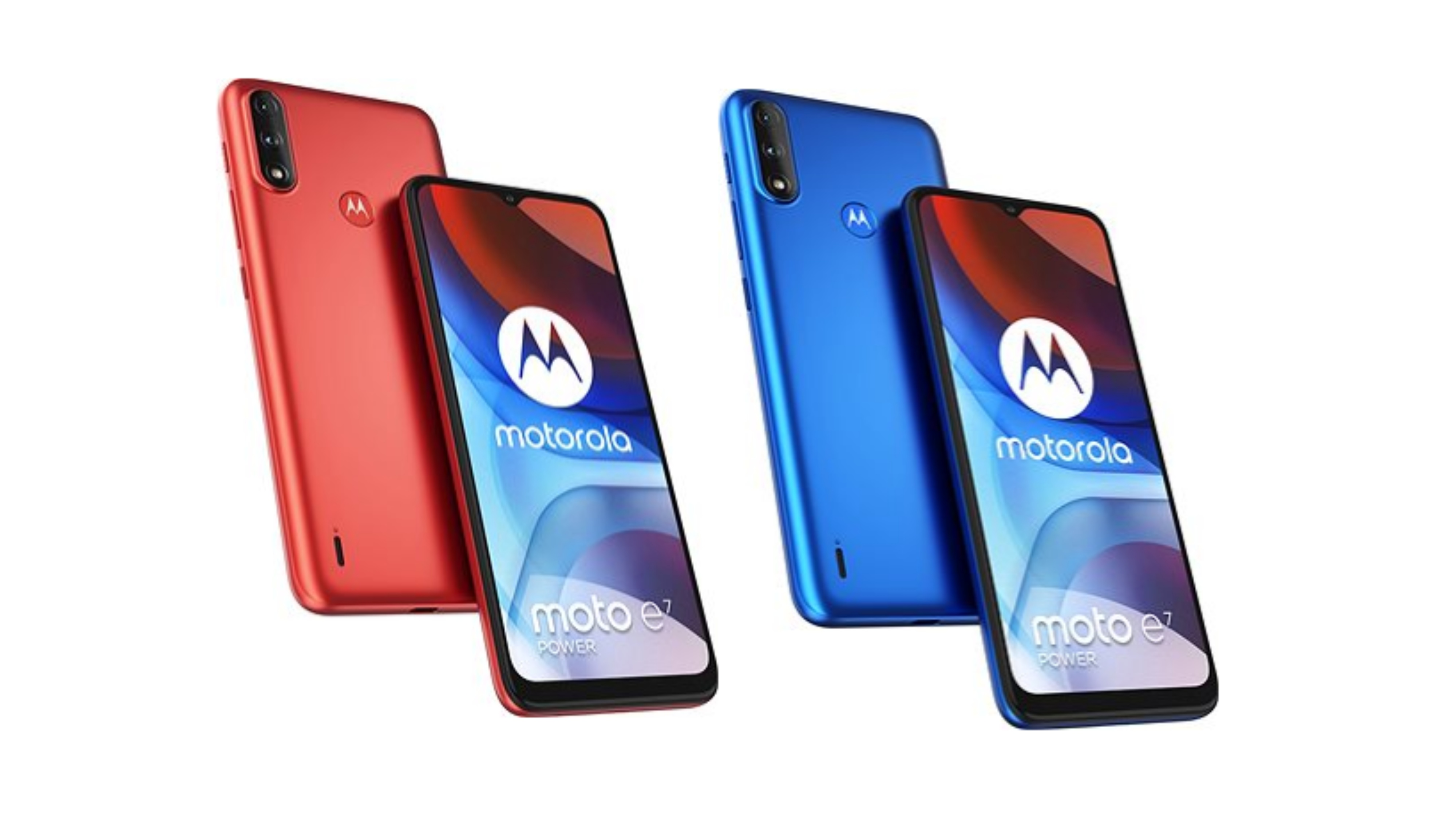 Visual do Moto E7 Power em duas diferentes cores. (Fonte: Gizmochina / Reprodução)