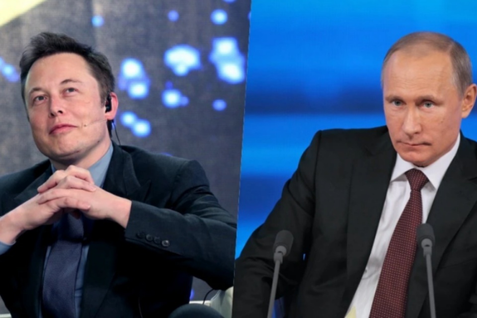 Elon Musk convida Vladimir Putin para conversa no Clubhouse