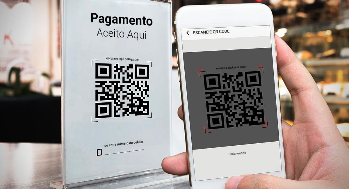 It is possible to make payments using the QR Code. (Source: Mobile Transactions / Reproduction)