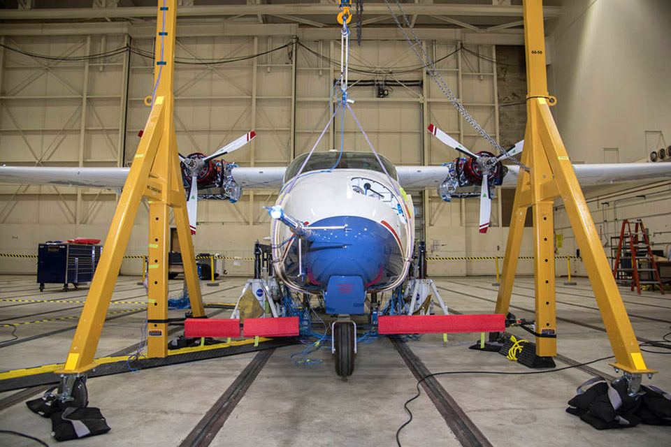 NASA realizará testes de alta voltagem em seu avião 100% elétrico