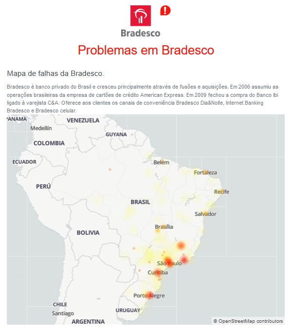 Bradesco, Caixa e Banco do Brasil passam por instabilidade