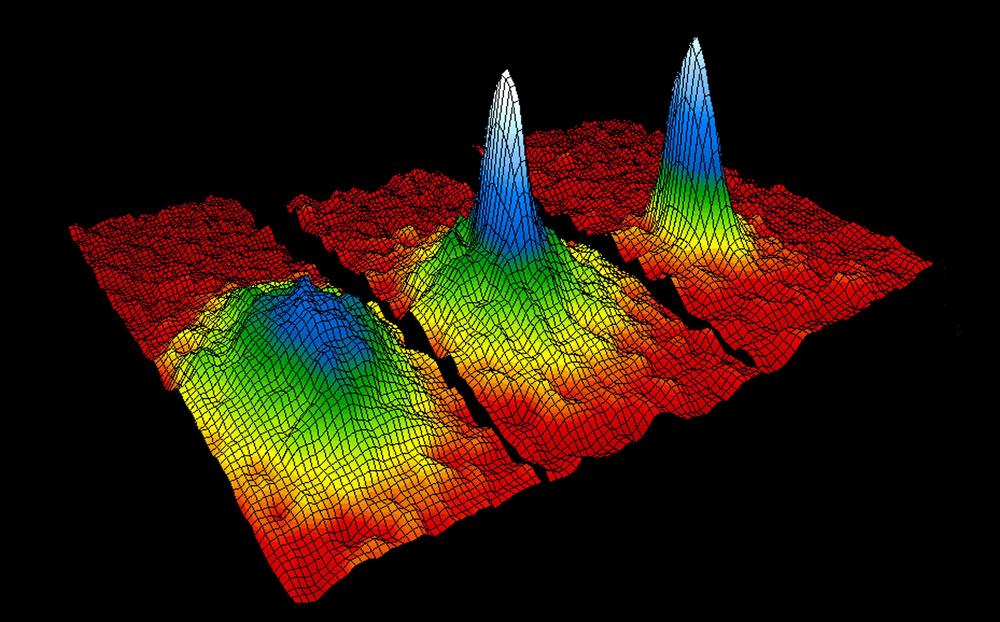 The researchers used a Bose-Einstein condensate to create the analog of a black hole.