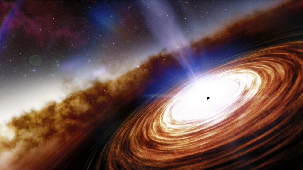 According to what we know about black holes, J0313-1806 should be much smaller than it is.