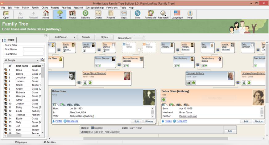 MyHeritage service interface. (Source: MyHeritage / Reproduction)